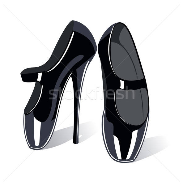 Vector Extreme Fetish Ballet Shoes Vector Illustration Elisanth 592x600 Vector Extreme Fetish Ballet Shoes Vector Illustration Elisanth
