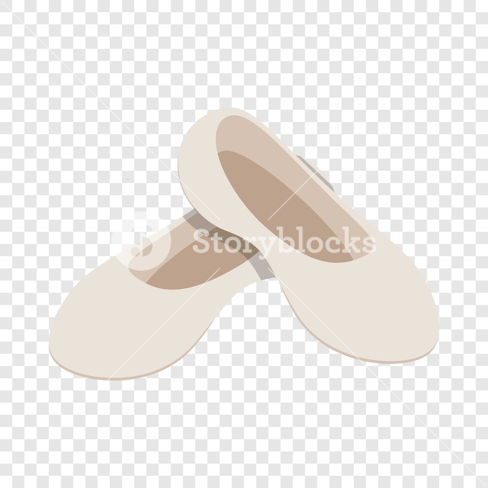 White Ballet Shoes Isometric Icon On A Transparent Background 1000x1000 White Ballet Shoes Isometric Icon On A Transparent Background