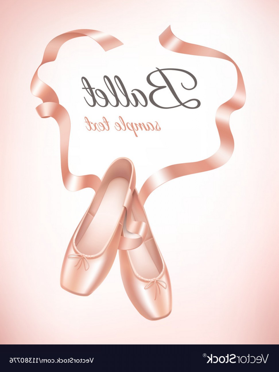Ballet Shoes On Background Vector Soidergi 972x1296 Ballet Shoes On Background Vector Soidergi