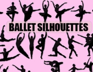 300x233 Ballet Dancer Silhouette Vector Free Free Vectors Ui Download