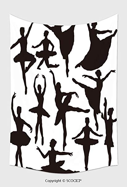 412x606 Home Decor Tapestry Wall Hanging Vector Ballet