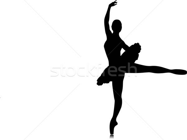 600x447 Ballet Dancer Silhouette Vector Illustration Vladimir Delic