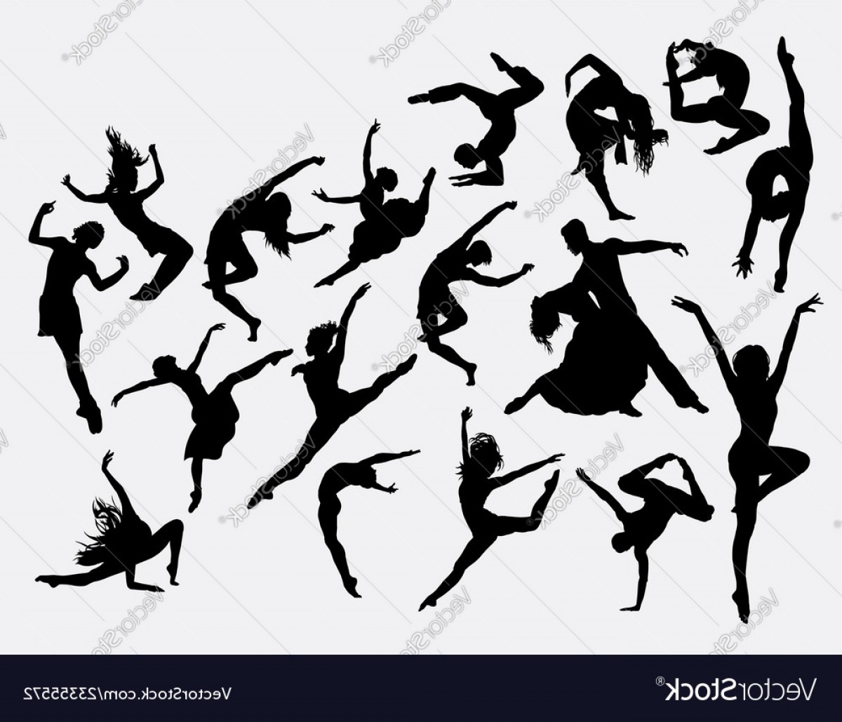 1200x1029 Modern And Ballerina Dance Silhouette Vector Catchsplace