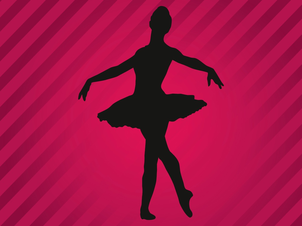 1024x767 Ballerina Vector Silhouette Vector Art Graphics