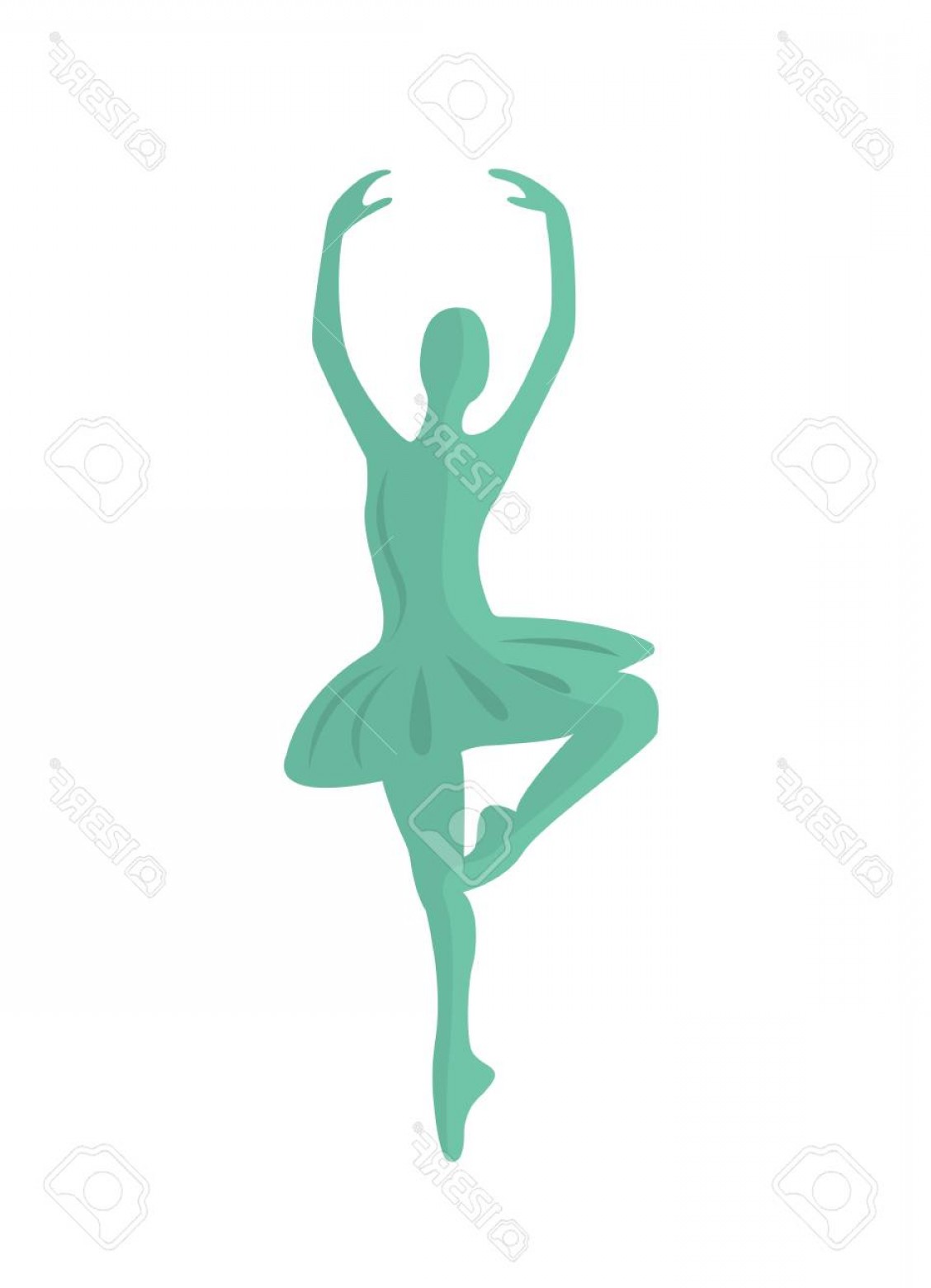 1128x1560 Ballet Pointe Dancer Vector Cultracing