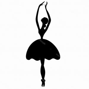 300x300 Dancer Silhouette Vector Beautiful Vector Illustrations Of Ballet