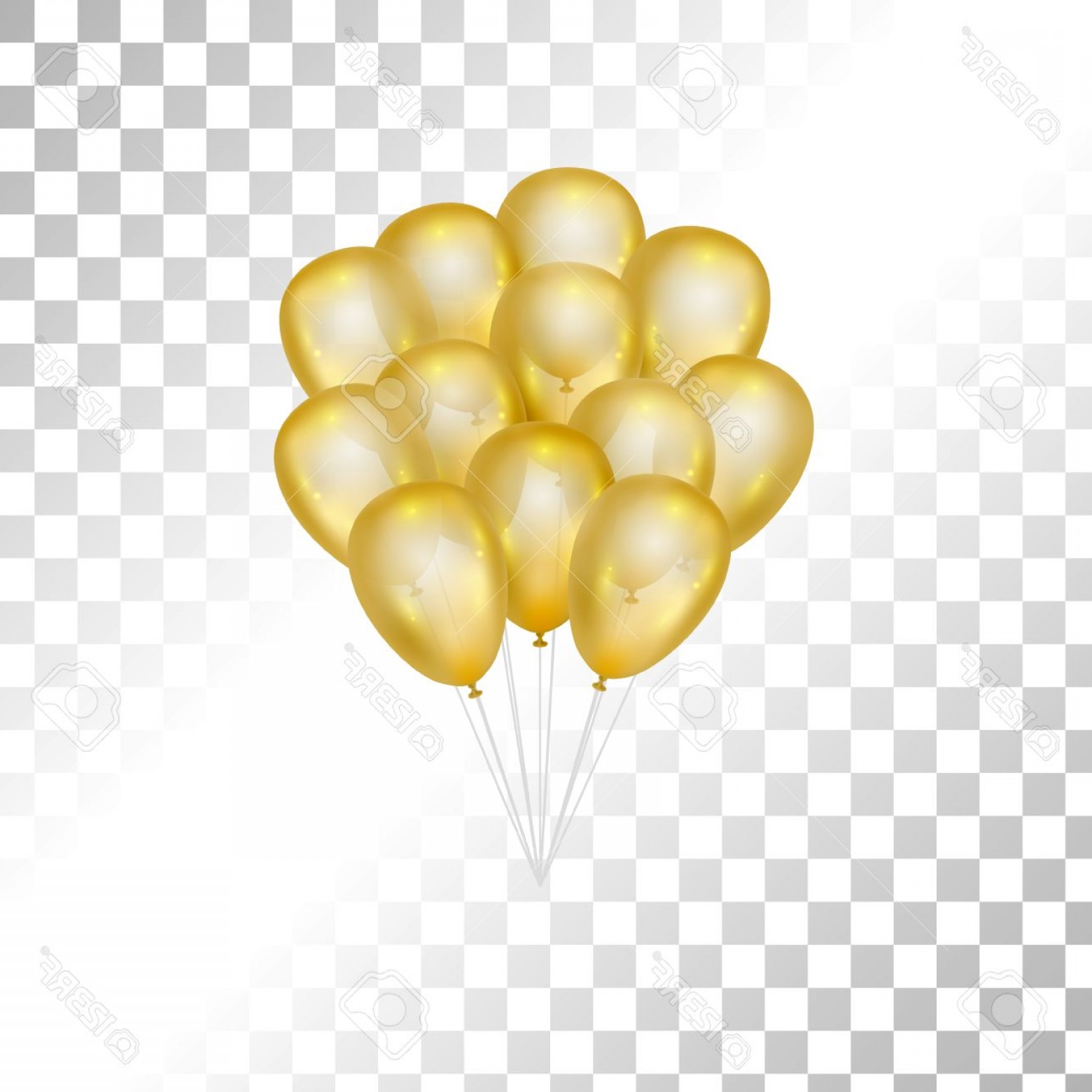 Photostock Vector Balloons On Transparent Background Vector 1560x1560 Photostock Vector Balloons On Transparent Background Vector