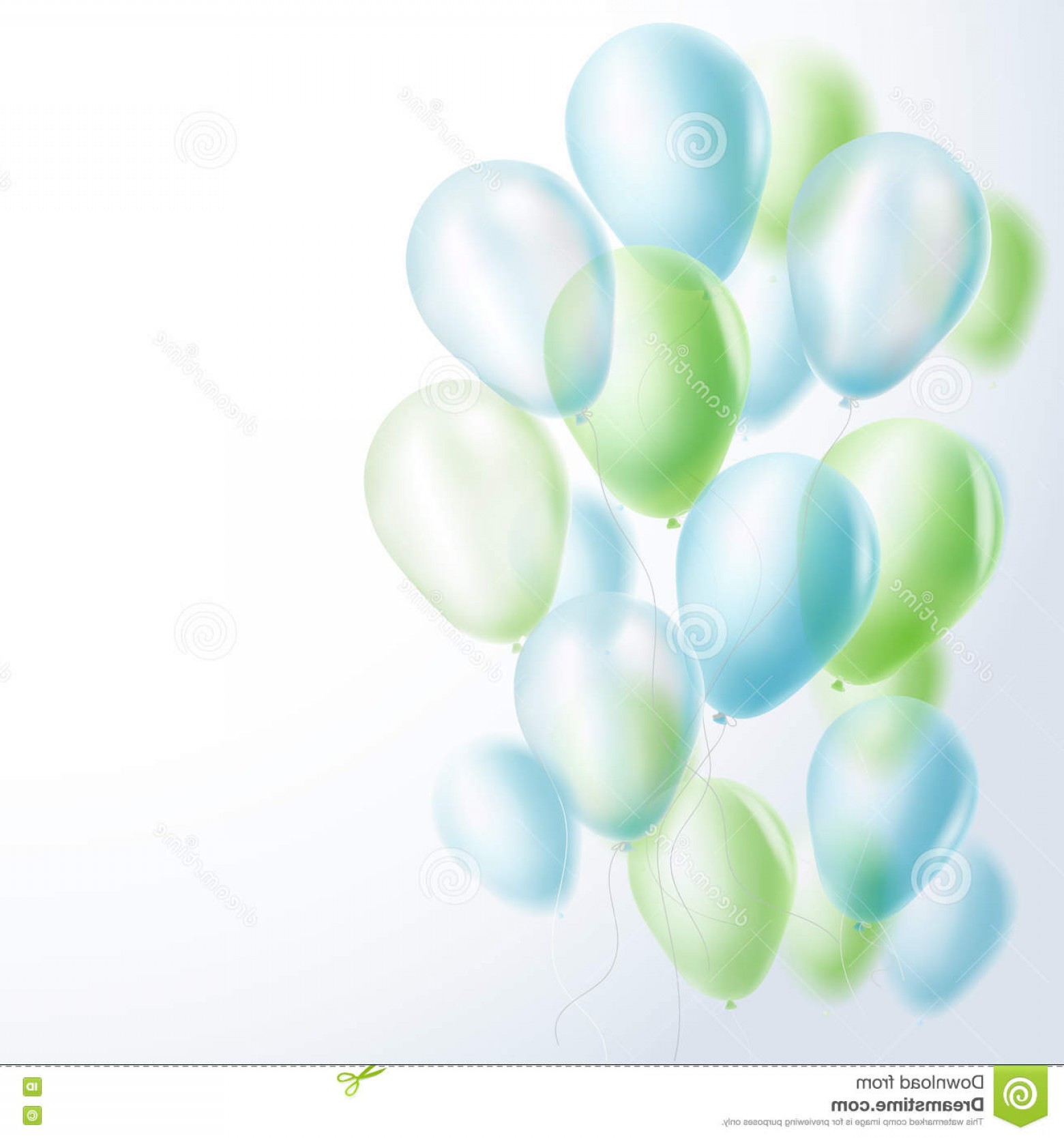 Stock Illustration Light Blue Green Balloons Background Vector 1560x1668 Stock Illustration Light Blue Green Balloons Background Vector