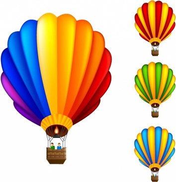354x368 Hot Air Balloon Cartoon Free Vector Download