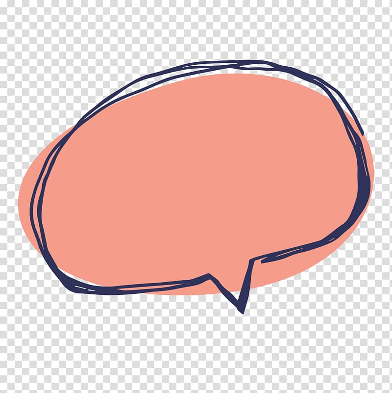 800x801 Speech Balloon Cartoon, Drawing Red Text Dialog Box, Oval Orange