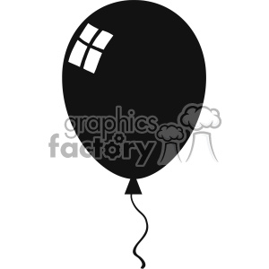 Royalty Free Rf Clipart Balloon Black Silhouette Vector 300x300 Royalty Free Rf Clipart Balloon Black Silhouette Vector