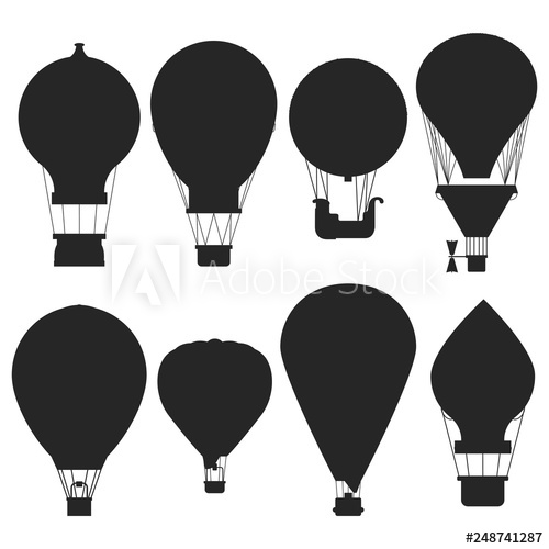 Download Balloon Silhouette Vector at Vectorified.com | Collection ...