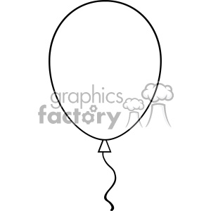 Royalty Free Rf Clipart Black And White Line Art Balloon 300x300 Royalty Free Rf Clipart Black And White Line Art Balloon
