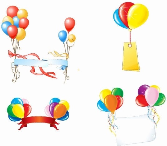 Beautiful Party Balloons Vector Free Vector In Encapsulated 536x468 Beautiful Party Balloons Vector Free Vector In Encapsulated