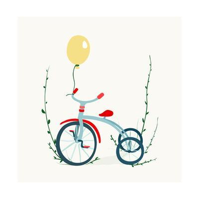 Children's Tricycle Drawing Childish Tricycle Illustration 400x400 Children's Tricycle Drawing Childish Tricycle Illustration
