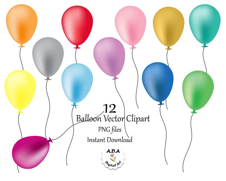 Colorful Balloon Clipart Balloon Clip Art Balloon Vector Etsy 794x635 Colorful Balloon Clipart Balloon Clip Art Balloon Vector Etsy
