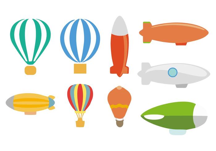 Free Dirigible Balloon Vector 700x490 Free Dirigible Balloon Vector