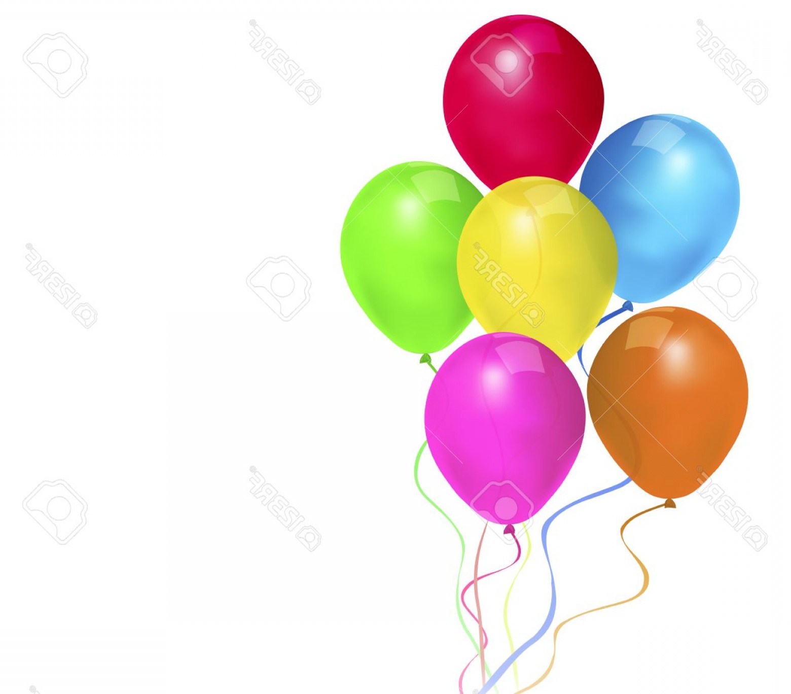 Photostock Vector Festive Balloons Vector Art Illustration 1560x1368 Photostock Vector Festive Balloons Vector Art Illustration