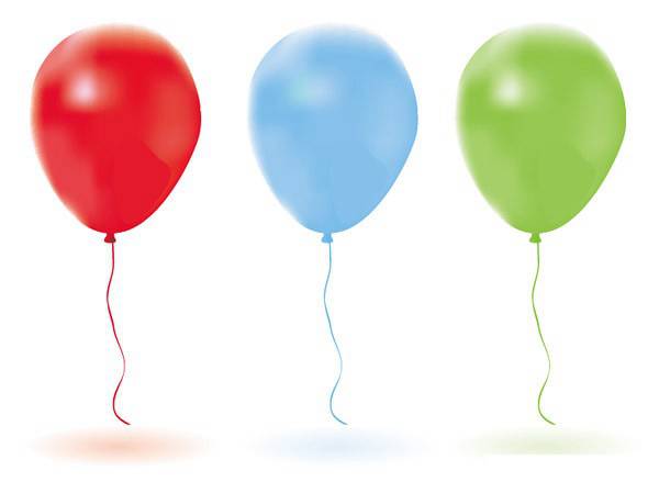600x439 Hydrogen Balloon Vector Festival Vector Free Vector Download