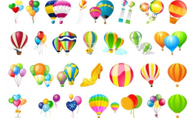 A Variety Of Hot Air Balloon And The Balloon Vector Free Vectors 626x396 A Variety Of Hot Air Balloon And The Balloon Vector Free Vectors