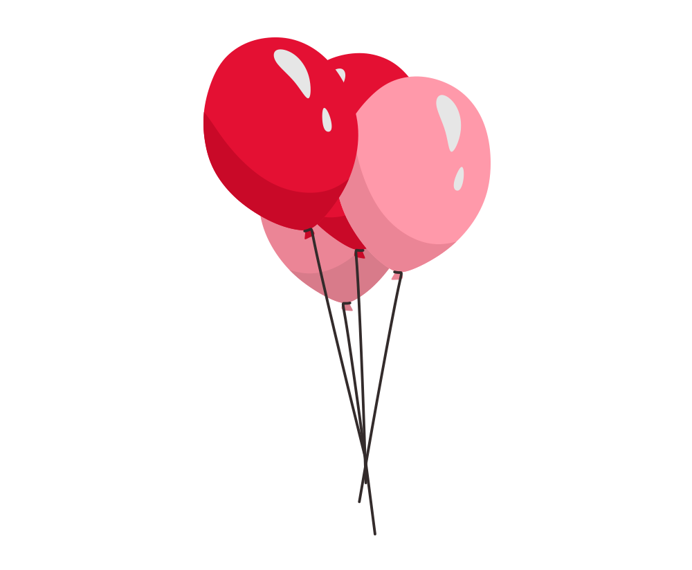 1000x824 Vector Balloons Png Transparent Without Background Image Free Png
