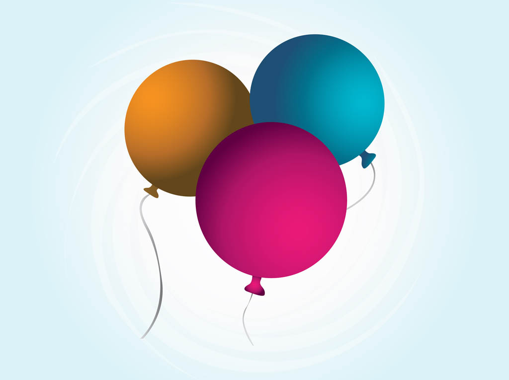 1024x765 Vector Balloons Vector Art Graphics