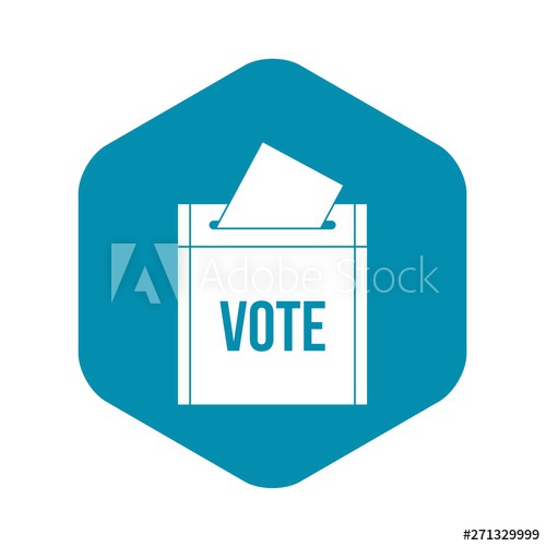 500x500 Ballot Box Icon Simple Illustration Of Ballot Box Vector Icon