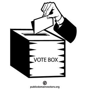 300x300 Ballot Box Vector Image
