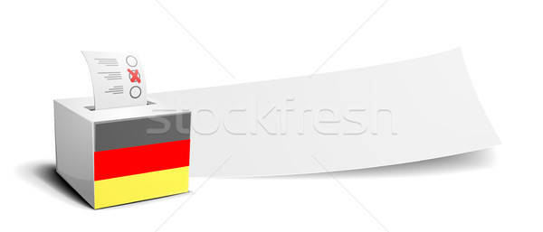 600x257 Germany Banner Ballot Vector Illustration Felix Pergande