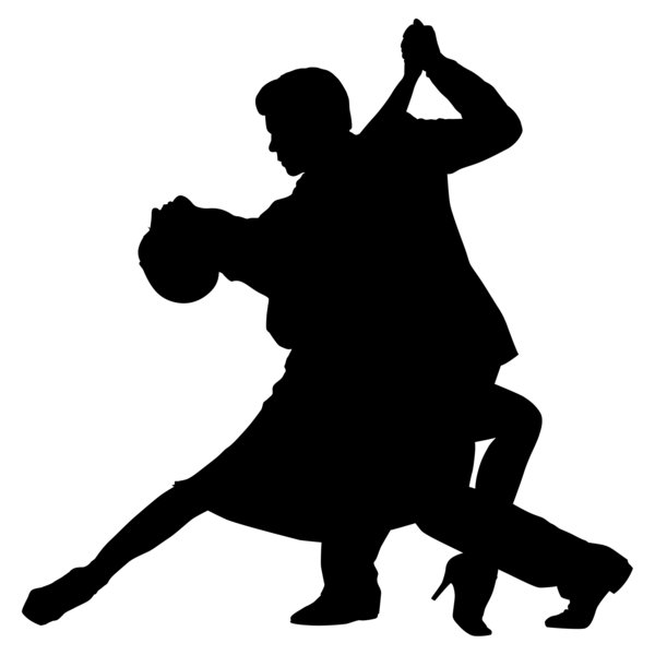 600x600 Huge Collection Of 'ballroom Dancer Silhouette' Download More