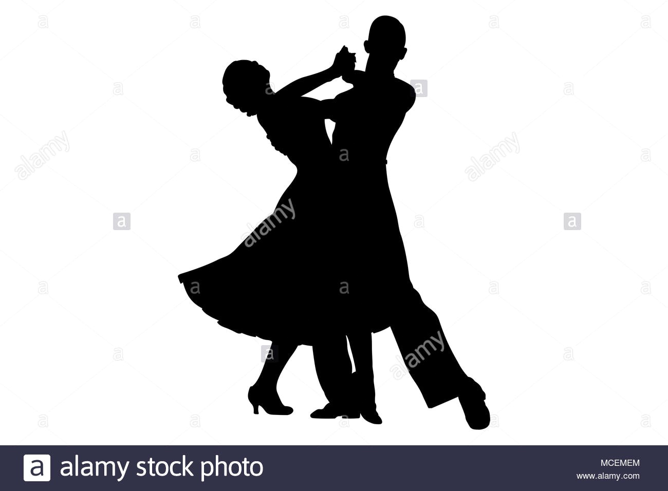 1300x956 Silhouettes Of Couples Dancing Ballroom Dance Vector