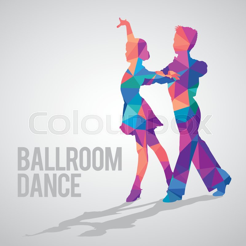 800x800 Silhouettes Of Kids Dancing Ballroom Stock Vector Colourbox