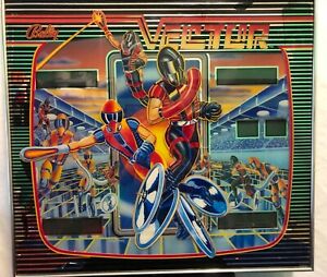 300x254 Bally Vector Pinball Back Glass Original Non Translite Ebay