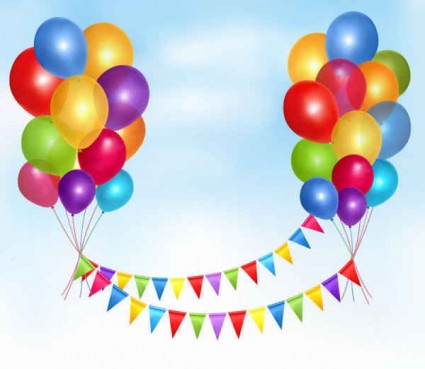 425x369 Balloon Vector Background Vector Background Free Vector Free Download