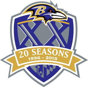 300x296 Baltimore Ravens Seasons Logo Vector