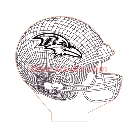 Baltimore Ravens Nfl Helmet Illusion Lamp Plan Vector 450x450 Baltimore Ravens Nfl Helmet Illusion Lamp Plan Vector