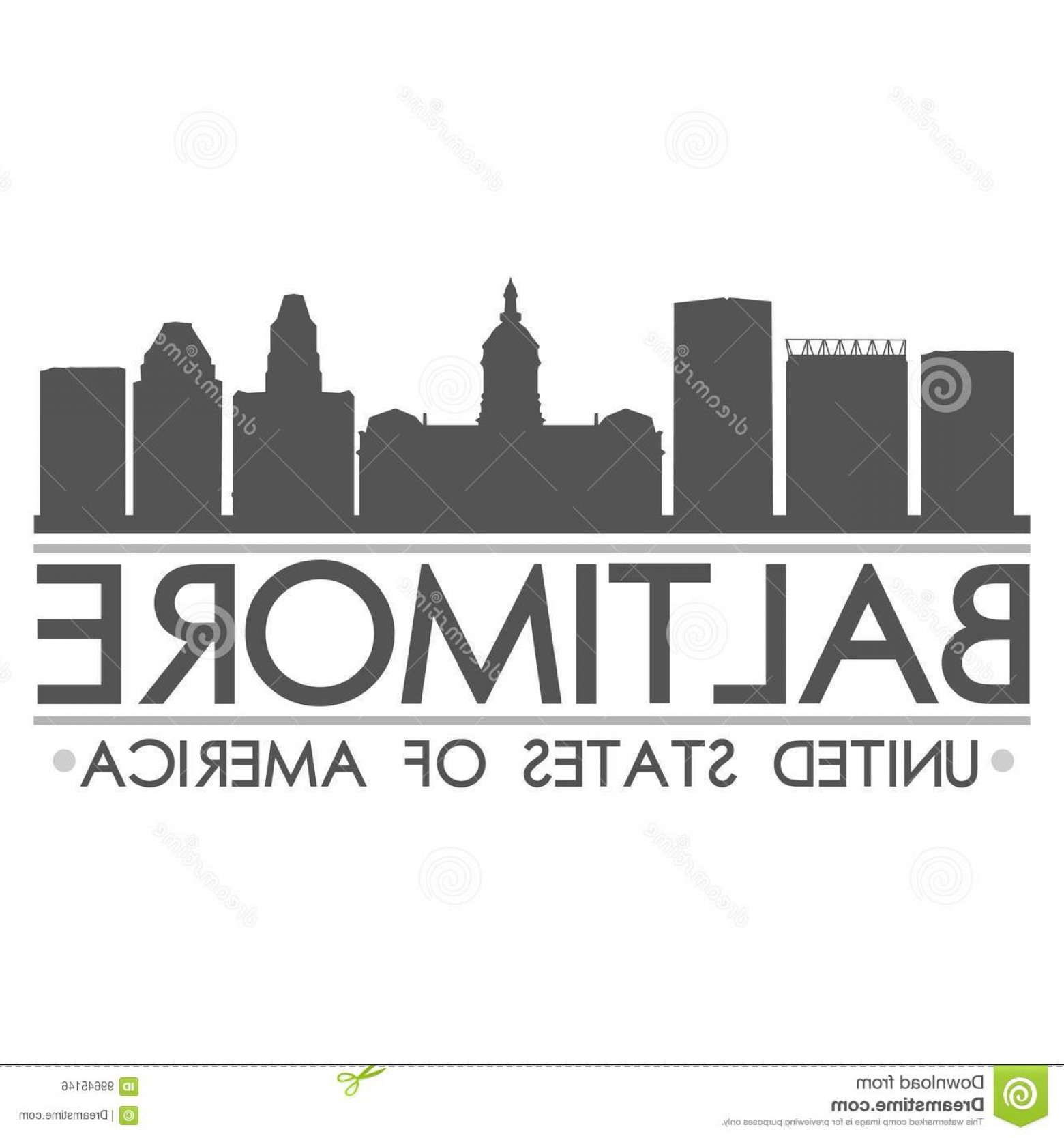 1560x1668 Stock Illustration Icon Baltimore Emblematic Buildings Baltimore