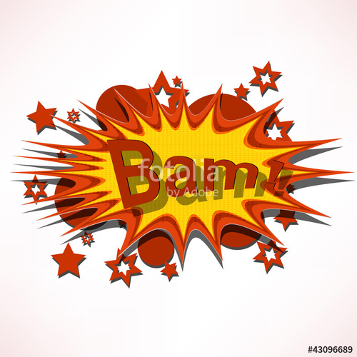 500x500 Bam Comic Book Explosion Stock Image And Royalty Free Vector