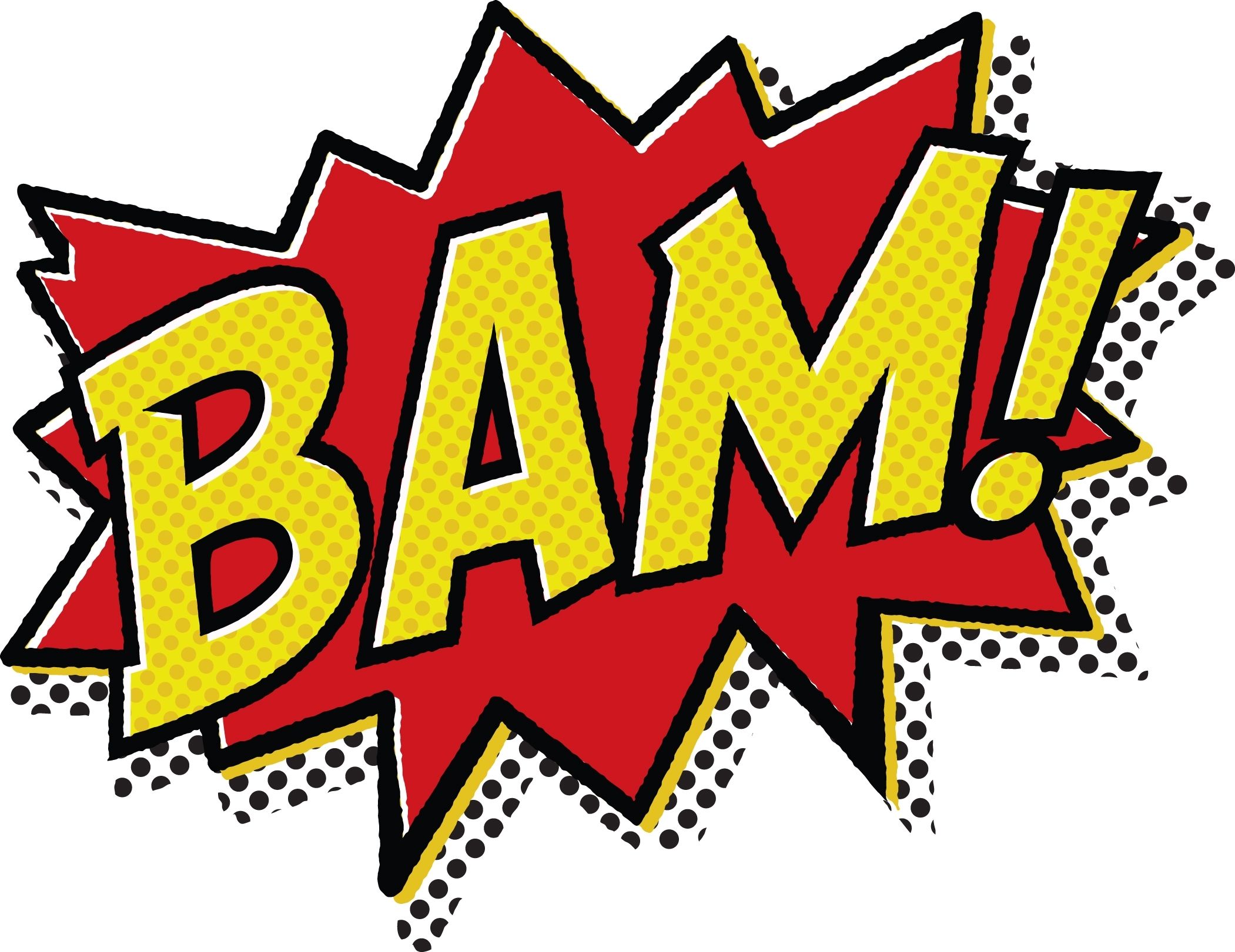 2101x1621 Comic Book Pop Art Bam Bam Bam, Comic Book Classic! T Shirt