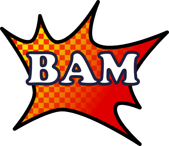594x511 Bam Splash Clip Art