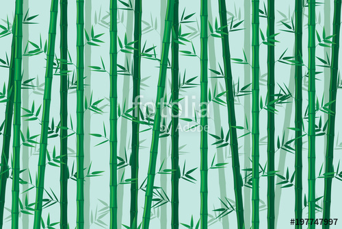 Green Bamboo Background Vector Illustration Stock Image 500x334 Green Bamboo Background Vector Illustration Stock Image
