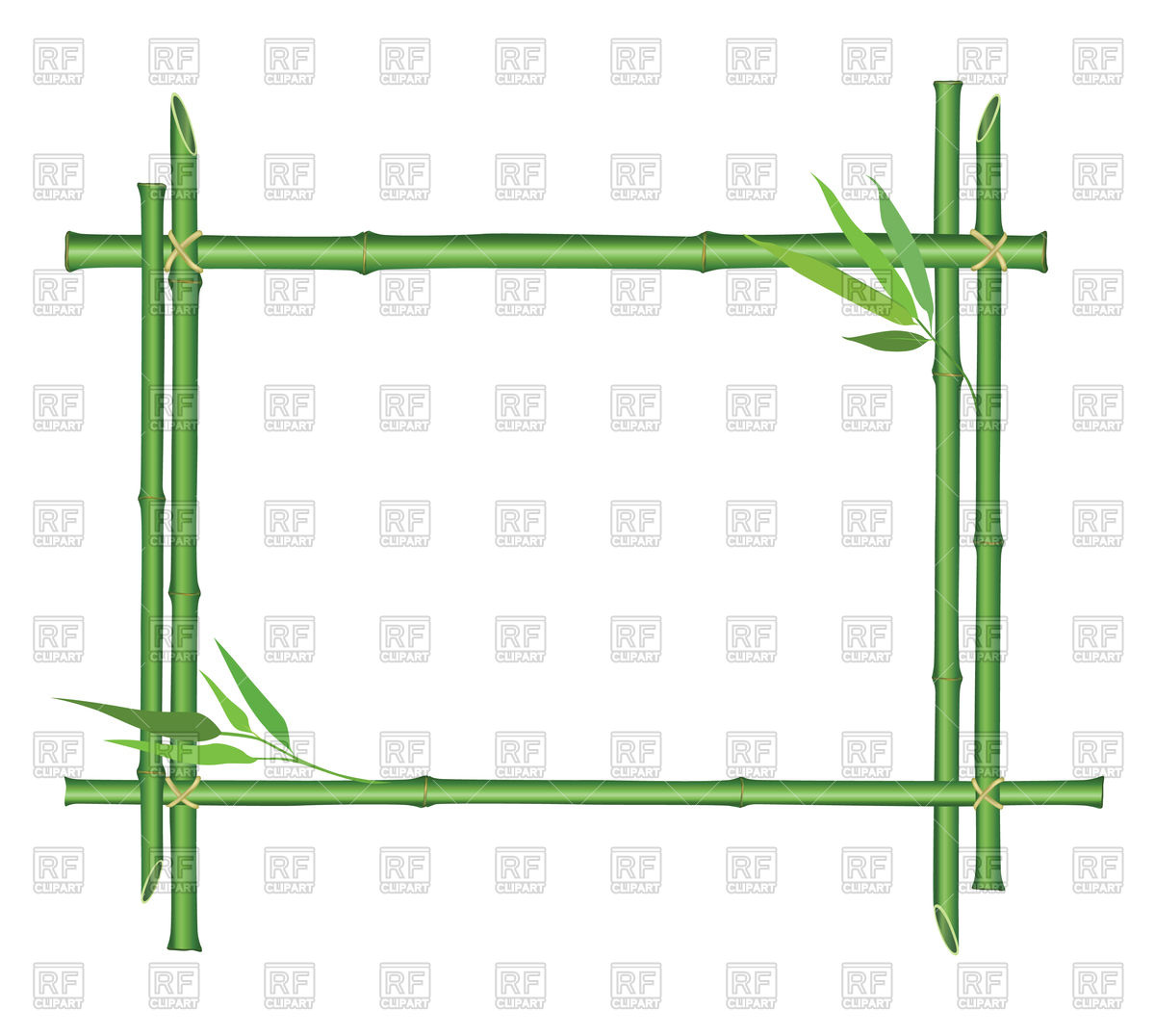 Bamboo Frame On White Background Vector Image Of Borders 1200x1076 Bamboo Frame On White Background Vector Image Of Borders