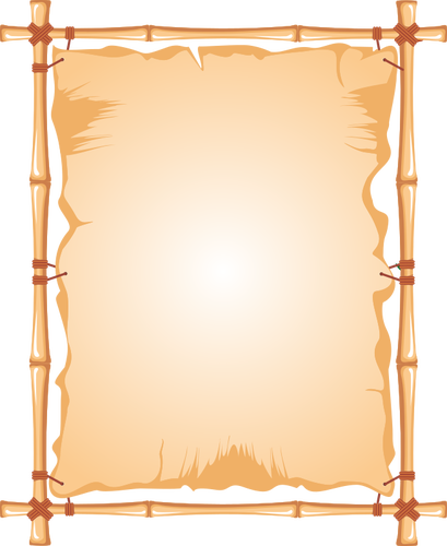 Vector Drawing Of Bamboo Frame With A Stretched Curtain Public 409x500 Vector Drawing Of Bamboo Frame With A Stretched Curtain Public
