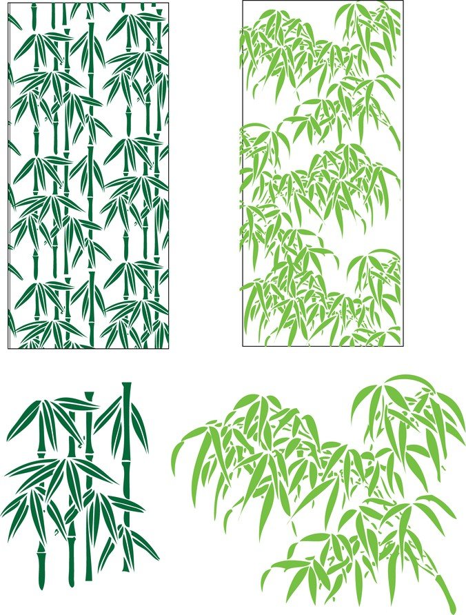 676x892 Free Bamboo Leaves Files, Vectors Graphics