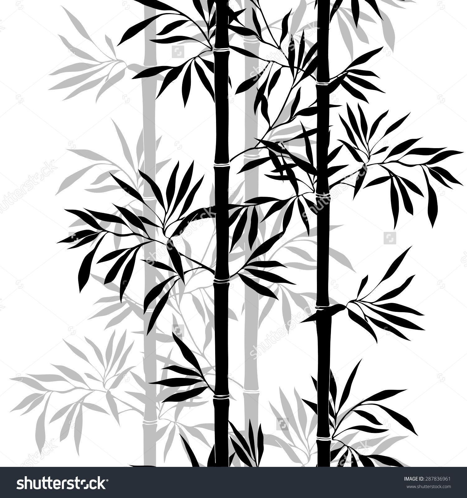 1500x1600 Seamless Pattern Bamboo Leaf Background Floral Seamless Texture