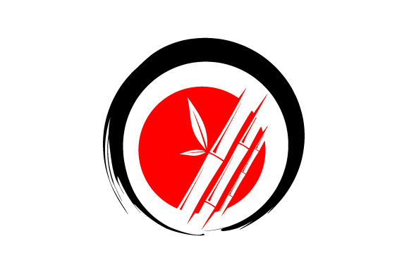 Abstract Bamboo Logo Vector Graphic 580x386 Abstract Bamboo Logo Vector Graphic