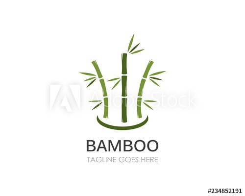 Bamboo Logo Vector Icon Illustration Design 500x400 Bamboo Logo Vector Icon Illustration Design
