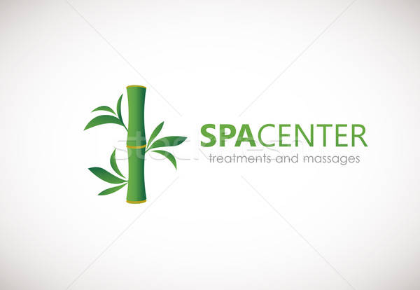 Green Bamboo Logo Sign Vector Logotype Design For Spa, Massage 600x414 Green Bamboo Logo Sign Vector Logotype Design For Spa, Massage