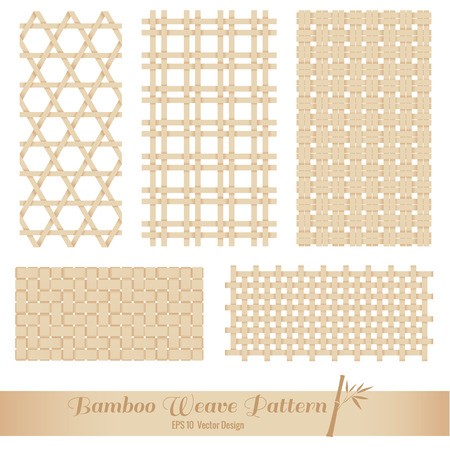 450x450 Bamboo Weave Pattern Vector Art Design Royalty Free Vector Graphics
