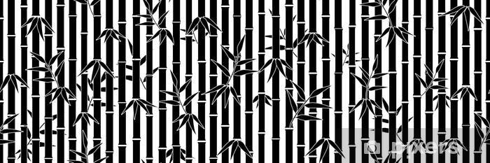 700x233 Bamboo Background Seamless Pattern Vector Wall